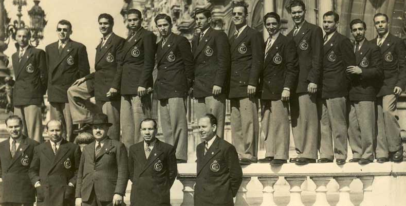 Košarkaši Egipta šampioni Evrope 1949. godine.