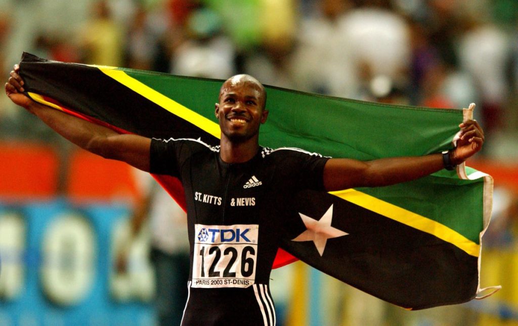 Senzacionalni pobednik trke na 100 metara na Svetskom prvenstvu u Parizu 2003. godine - Kim Kolins.