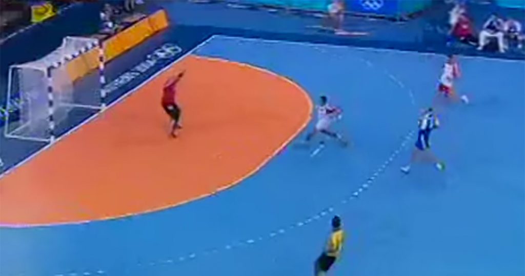 Nikša Kaleb je postigao fantastičan gol na meču sa Grčkom.