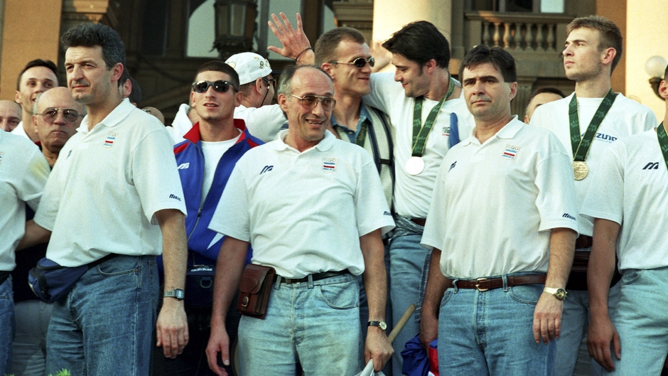 Brđović na dočeku sportista sa Olimpijskih igara u Atlanti.