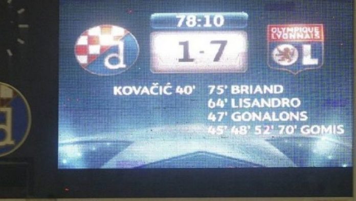Dinamo Zagreb - Lion 1:7 – Bruka “Modrih”, kontroverze i najbrži het-trik