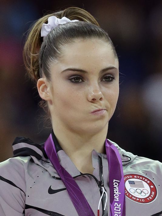 Makejla Maroni je na postolju pokazala da nije zadovoljna.