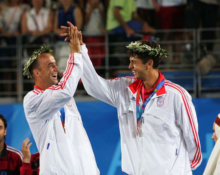 Mario Ančić i Ivan Ljubičić su osvojili bronzanu medalju na Olimpijskim igrama u Atini.